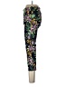 Elliott Lauren Print Black Active Pants Size 10 - photo 5