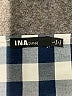 INA 100% Polyester Checkered-gingham Gray Cocktail Dress Size L - photo 7