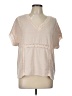 Hayden Tan Ivory Short Sleeve T-Shirt Size L - photo 1