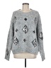 Illa Illa Argyle Silver Pullover Sweater Size Med - Lg - photo 1