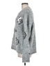 Illa Illa Argyle Silver Pullover Sweater Size Med - Lg - photo 5