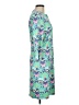 J. McLaughlin Print Teal Casual Dress Size M - photo 4