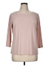 Liz Claiborne Pink 3/4 Sleeve Top Size XL (petite) - photo 1