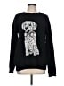 Assorted Brands Graphic Black Pullover Sweater Size L - photo 1