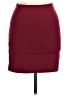 Unbranded Solid Burgundy Casual Skirt Size M - photo 2
