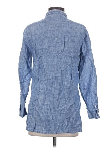Garnet Hill Long Sleeve Button-Down Shirt (view 2)