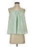 Universal Thread 100% Cotton Green Sleeveless Blouse Size XS - photo 1