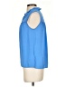 J.Crew 100% Polyester Blue Sleeveless Blouse Size XXS - photo 5