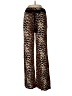 BLVD Animal Print Brown Casual Pants Size L - photo 1