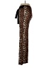 BLVD Animal Print Brown Casual Pants Size L - photo 5