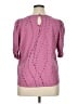 Democracy Graphic Marled Ombre Pink 3/4 Sleeve T-Shirt Size 1X - photo 2