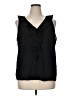 LC Lauren Conrad 100% Polyester Black Sleeveless Blouse Size XL - photo 1