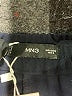 MNG 100% Polyester Solid Black Dress Pants Size M - photo 7