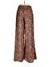 Summersalt 100% Polyester Animal Print Brown Casual Pants Size M - photo 2