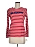 Talbots Stripes Red Long Sleeve T-Shirt Size M (petite) - photo 1