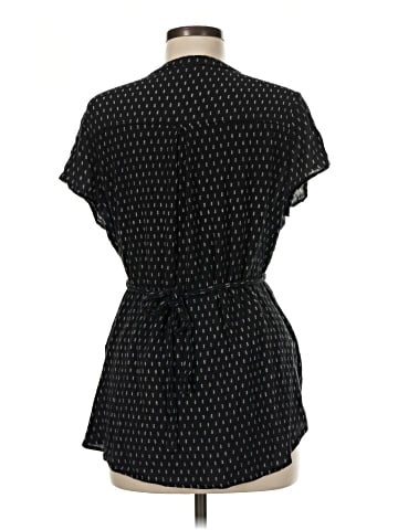 Full Moon Maternity Short Sleeve Blouse (view 2)