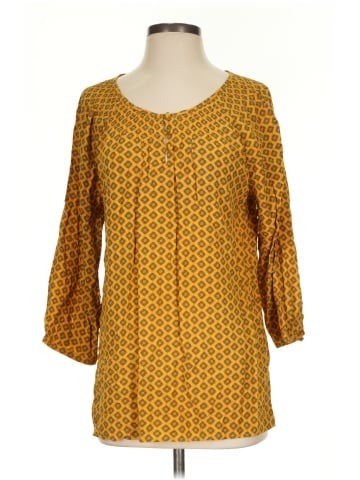 Christopher & Banks 3/4 Sleeve Blouse (view 1)