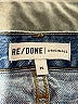 RE/DONE 100% Cotton Blue Denim Shorts Size 25 waist - photo 3