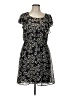 Black Rainn 100% Polyester Stars Black Casual Dress Size L - photo 1