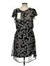 Black Rainn 100% Polyester Stars Black Casual Dress Size L - photo 2