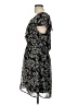 Black Rainn 100% Polyester Stars Black Casual Dress Size L - photo 5
