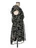 Black Rainn 100% Polyester Stars Black Casual Dress Size L - photo 4