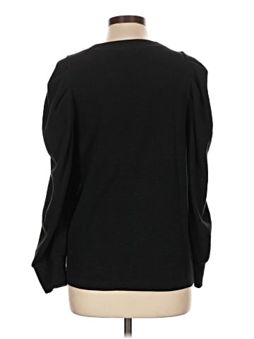 Madewell Pleated Statement-Sleeve Top (view 2)