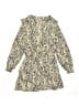 Zara Animal Print Ivory Tan Dress Size 13 - 14 - photo 2