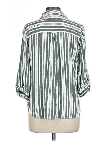 Fortune + Ivy 3/4 Sleeve Button-Down Shirt (view 2)