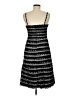 BCBGMAXAZRIA 100% Silk Polka Dots Stripes Black Cocktail Dress Size 6 - photo 2