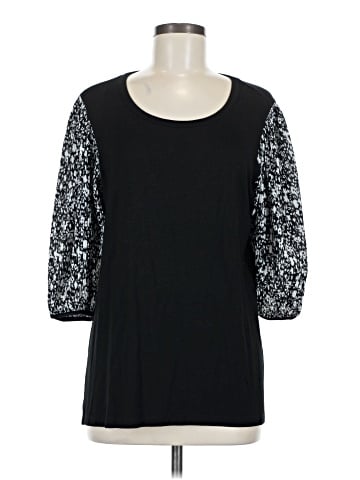Kim & Cami 3/4 Sleeve T-Shirt (view 1)