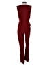 AQ/AQ 100% Polyester Solid Burgundy Jumpsuit Size 6 - photo 2