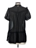 Ro & De 100% Polyester Polka Dots Black Short Sleeve Blouse Size S - photo 2