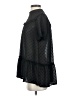 Ro & De 100% Polyester Polka Dots Black Short Sleeve Blouse Size S - photo 5