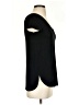 H by Bordeaux Black Short Sleeve Top Size XS - photo 4