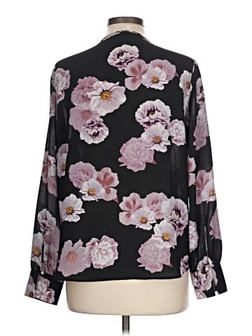 Karl Lagerfeld Paris Long Sleeve Blouse (view 2)