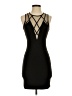 Bebe Argyle Black Cocktail Dress Size XS - photo 1