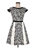 Max Mara Studio Print Blue Black Cocktail Dress Size EU (IT) 34 / US 00 - photo 1