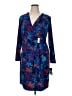 Chaps Blue Cocktail Dress Size 16 - photo 1