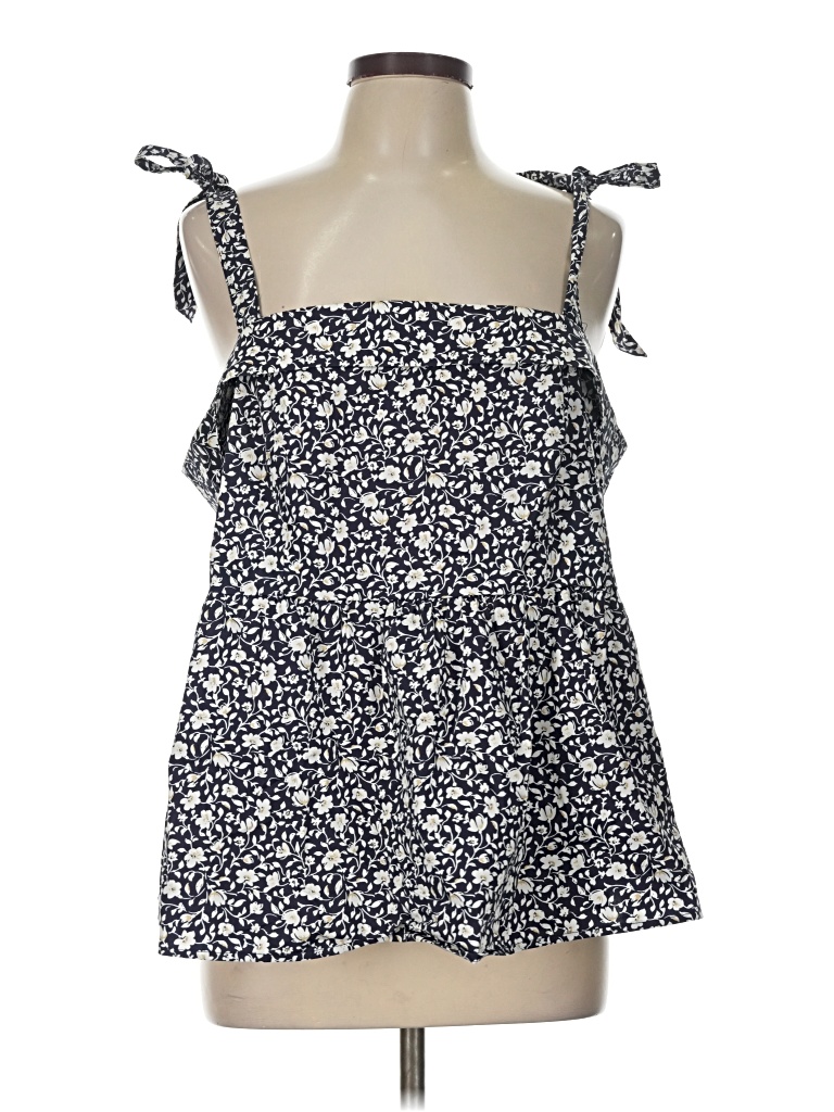 Pre-owned Torrid Sleeveless Blouse In Blue