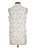 Fun2Fun Floral White Sleeveless Blouse Size L - photo 2