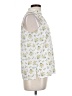 Fun2Fun Floral White Sleeveless Blouse Size L - photo 4