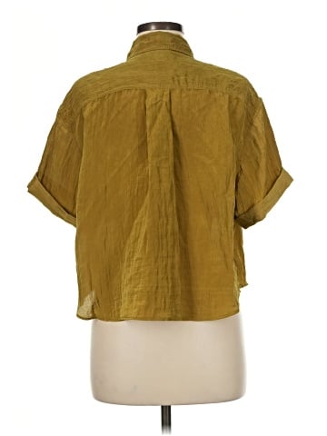 Madewell Crinkled Utility Button-Up Shirt (view 2)