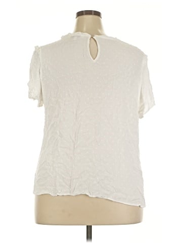 Rose + Olive Short Sleeve Blouse (view 2)