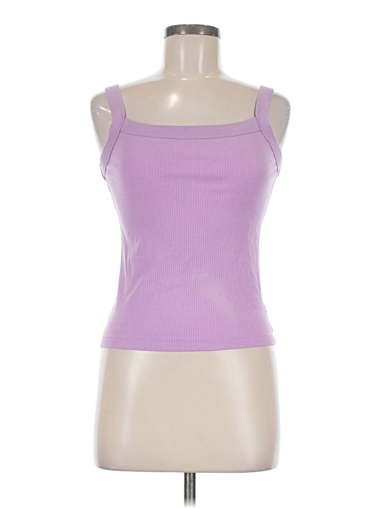 Pre-owned American Eagle Outfitters Tank Top Purple Strapless Neckline Tops