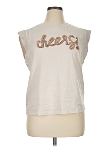 Skies Are Blue Sleeveless T-Shirt (view 1)