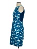 Tabitha 100% Cotton Print Blue Cocktail Dress Size 4 - photo 5