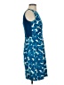 Tabitha 100% Cotton Print Blue Cocktail Dress Size 4 - photo 4