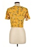 Bongo Yellow Short Sleeve Blouse Size L - photo 2