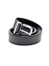 Open Edit Black Leather Belt Size S - photo 1